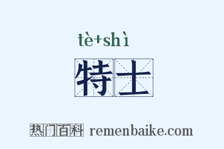 特士是什么意思的图片
